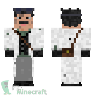 Aperçu de la skin Minecraft Dr. Henry Castafolte - Le Visiteur du Futur