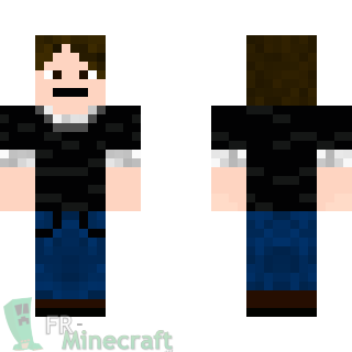 Aperçu de la skin Minecraft Garçon normal