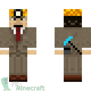 Aperçu de la skin Minecraft Archéologue