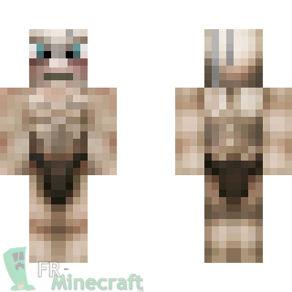 Aperçu de la skin Minecraft Smeagol - Le Seigneur des Anneaux 