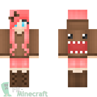 Aperçu de la skin Minecraft Derpy Domo Girl