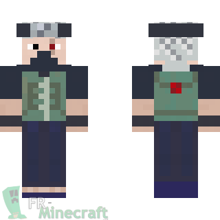 Aperçu de la skin Minecraft Kakashi - Naruto