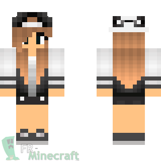 Aperçu de la skin Minecraft Fille à la casquette !