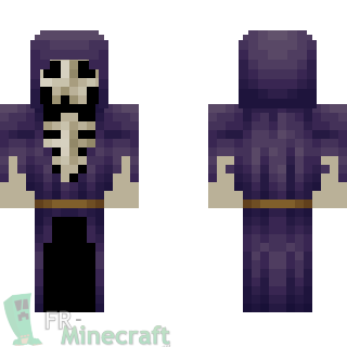 Aperçu de la skin Minecraft Mage Squelletique