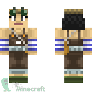 Aperçu de la skin Minecraft Usopp - One Piece