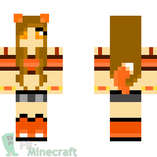 Aperçu de la skin Minecraft Jeune fille rousse