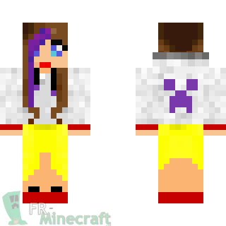 Aperçu de la skin Minecraft fille 