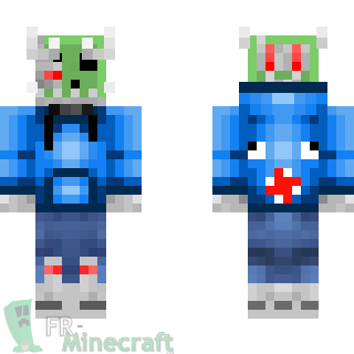 Aperçu de la skin Minecraft Slime robotique