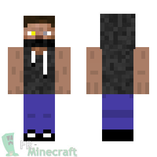 Aperçu de la skin Minecraft Steve cool