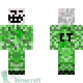 Aperçu de la skin Minecraft Creeper_troller