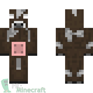 Aperçu de la skin Minecraft Vache herobrine