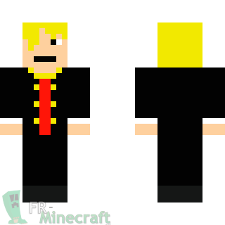 Aperçu de la skin Minecraft Sanji - One Piece