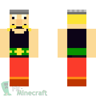 Aperçu de la skin Minecraft Asterix