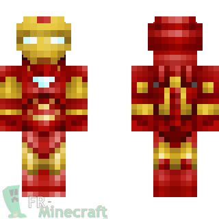 Aperçu de la skin Minecraft Iron Man