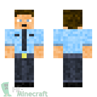 Aperçu de la skin Minecraft Policier