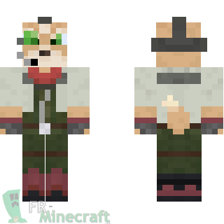 Aperçu de la skin Minecraft Scientifique Fox McCloud - Star Fox