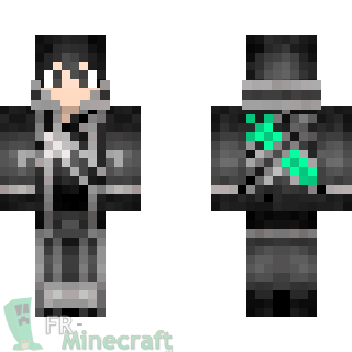 Aperçu de la skin Minecraft Kirito - Sword Art Online