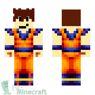 Aperçu de la skin Minecraft Super Guerrier - Dragon Ball