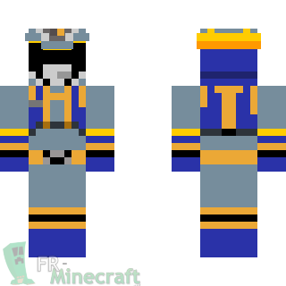 Aperçu de la skin Minecraft Deka bright (Tokusō Sentai Dekaranger)