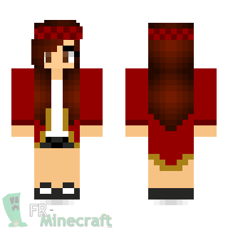 Aperçu de la skin Minecraft Fille