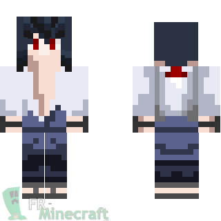 Aperçu de la skin Minecraft Sasuke - Naruto