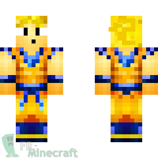 Aperçu de la skin Minecraft Goku (SS1) - Dragon ball Z