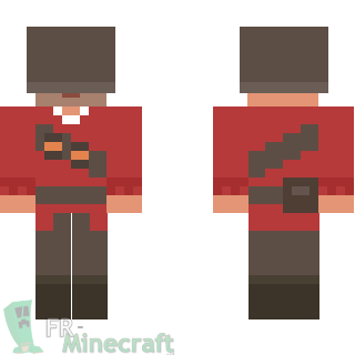 Aperçu de la skin Minecraft Soldat - Team Fortress 2