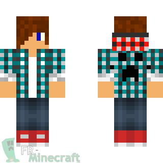 Aperçu de la skin Minecraft Lycéen