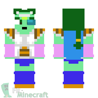 Aperçu de la skin Minecraft Zarbon - Dragon Ball Z