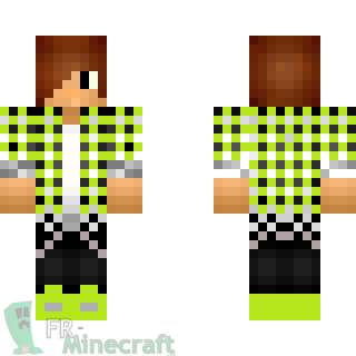 Aperçu de la skin Minecraft Garçon en chemise