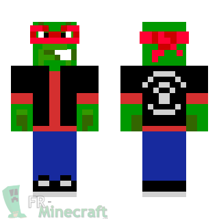 Aperçu de la skin Minecraft Tortue ninja