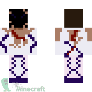 Aperçu de la skin Minecraft Sorcier du froid corrompu