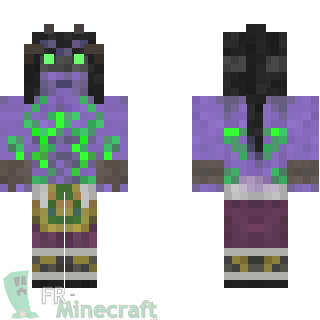 Aperçu de la skin Minecraft Illidan Hurlorage - World of Warcraft