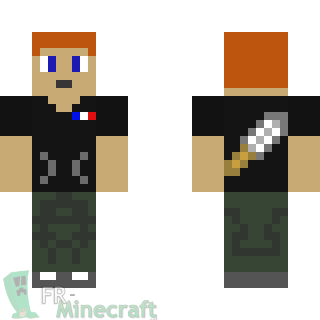 Aperçu de la skin Minecraft Homme simple