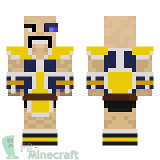 Aperçu de la skin Minecraft Nappa - Dragon Ball Z