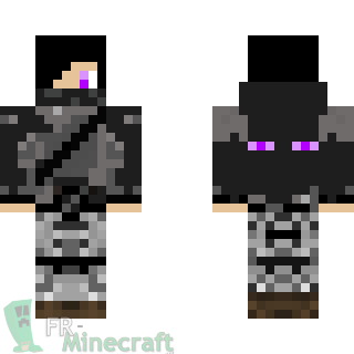 Aperçu de la skin Minecraft Chasseur d'Enderman