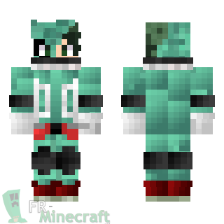 Aperçu de la skin Minecraft Izuku - My Hero Academia