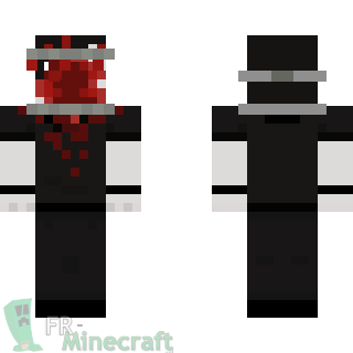 Aperçu de la skin Minecraft Personnage mort dans un piege - SAW