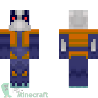 Aperçu de la skin Minecraft Grognard - HALO