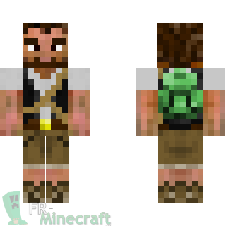 Aperçu de la skin Minecraft Crocodile Dundee