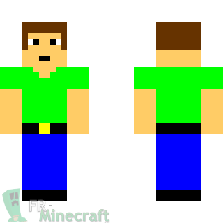 Aperçu de la skin Minecraft Garçon