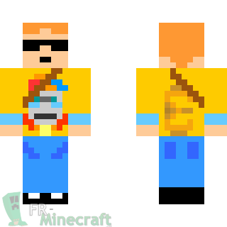 Aperçu de la skin Minecraft Mec cool