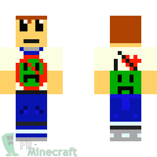 Aperçu de la skin Minecraft Anti-creeper