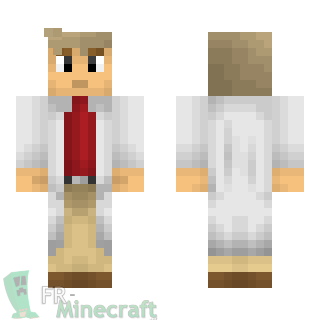 Aperçu de la skin Minecraft Professeur Chen - Pokémon