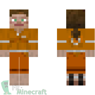 Aperçu de la skin Minecraft Chell - Portal