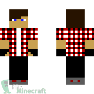 Aperçu de la skin Minecraft Garçon en chemise