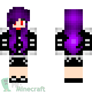 Aperçu de la skin Minecraft Fille androgyne