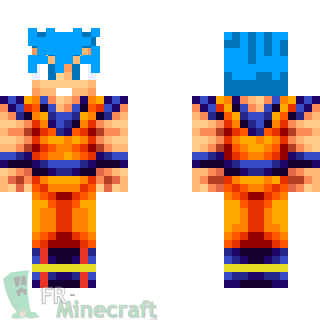 Aperçu de la skin Minecraft Son Goku - Dragon Ball