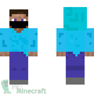 Aperçu de la skin Minecraft Steve Gangsta