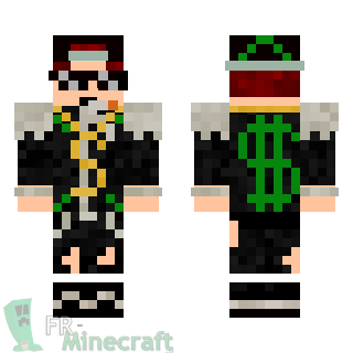 Aperçu de la skin Minecraft Garçon frimeur